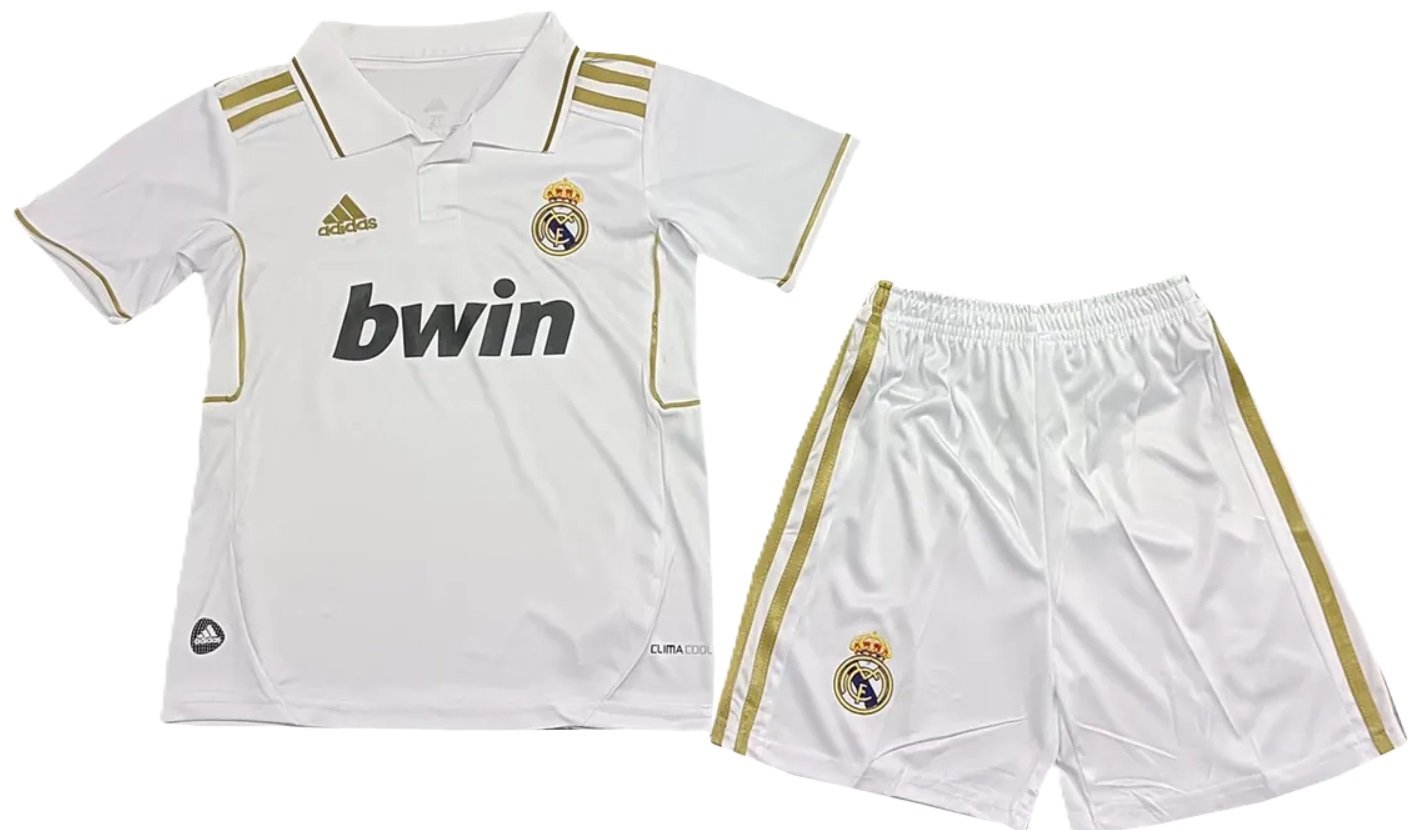 Kit infantil I Real Madrid 2011 2012 Adidas retro 